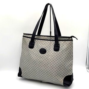 Gucci Black and Gray Tote Bag